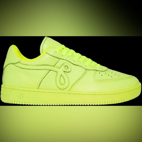 John Geiger Neon Yellow Sneakers size 7 men’s - Picture 5 of 5